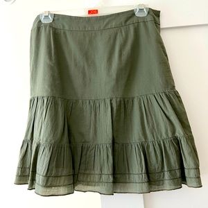 Women‘a short cotton skirt.